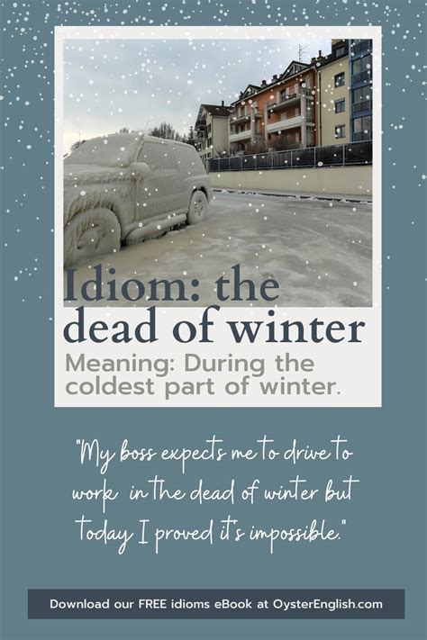 in the dead of winter meaning